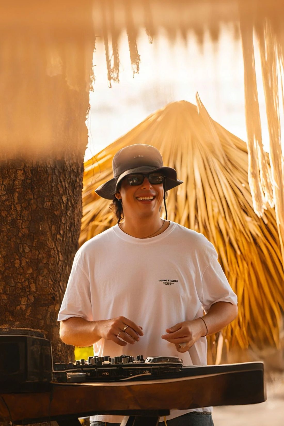 Párraga Music performing a night club DJ set in Guanacaste, Costa Rica
